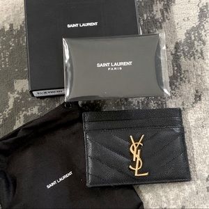 Saint Laurent card case